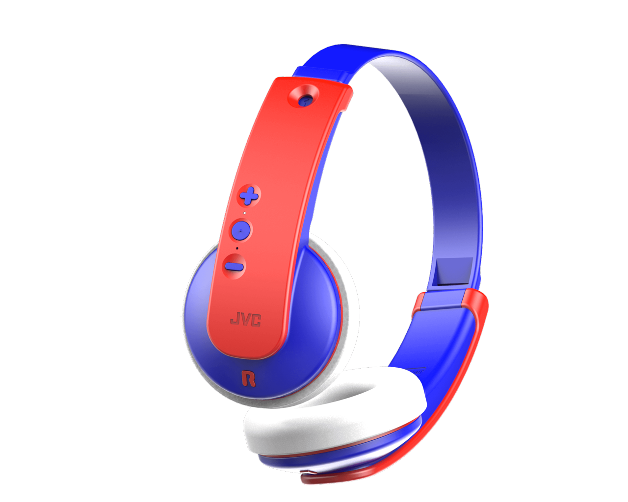 JVC Wireless On-ear Kids HeadphoneHeadphonesWireless with Bluetooth connection Ideal for children, with low volume specification for safe listening with Active Volume Limiter 7-step length adjuster for the best fit Comfortable and easy-to-clean soft ear p
